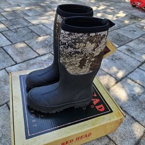 RedHead Youth Waterproof Camouflage Boots – Size 2